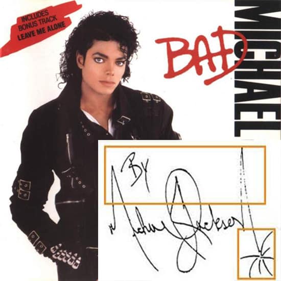 ลายเซ็น ไมเคิล แจ็กสัน ( Michael Jackson)